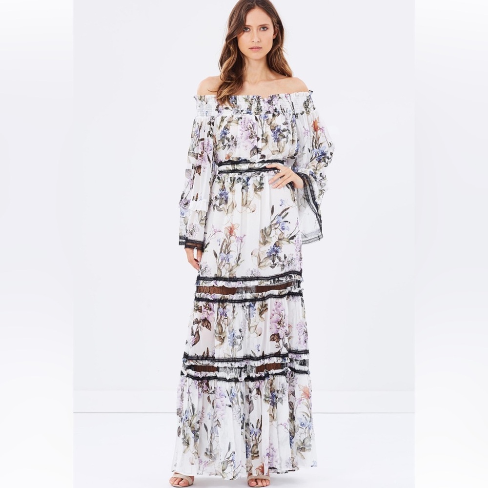 Nicholas Iris Floral skirt